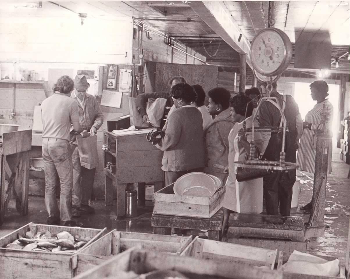 Previous Owner Henry Engelhard Selling lots of Fish during the Meat Scarcity in the 1960s.