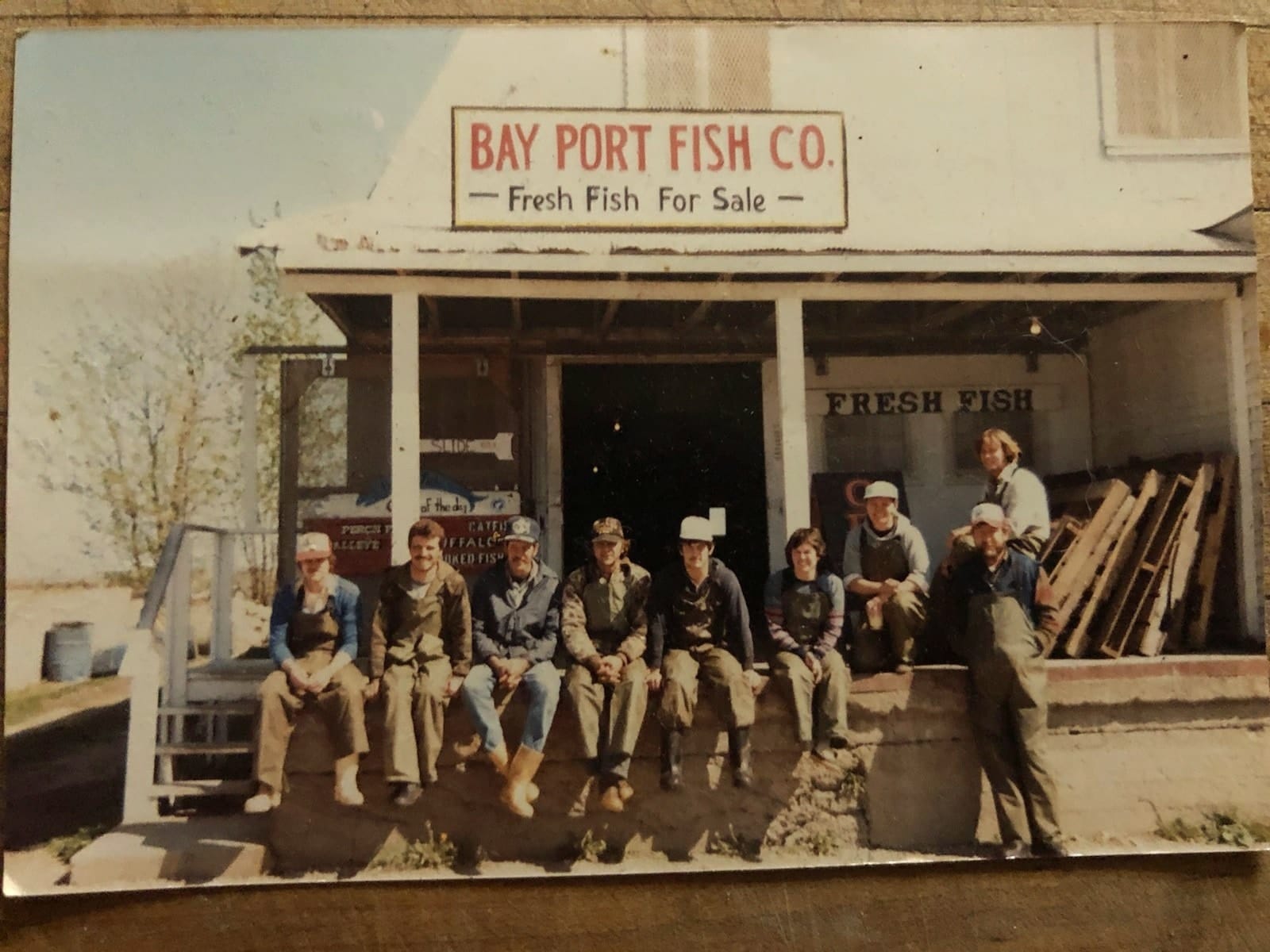 Bay Port Fish Crew from 1987.